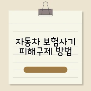 자동차 보험사기